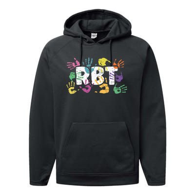 Mental Illness Awareness Registered Behavior Technician RBT Performance Fleece Hoodie