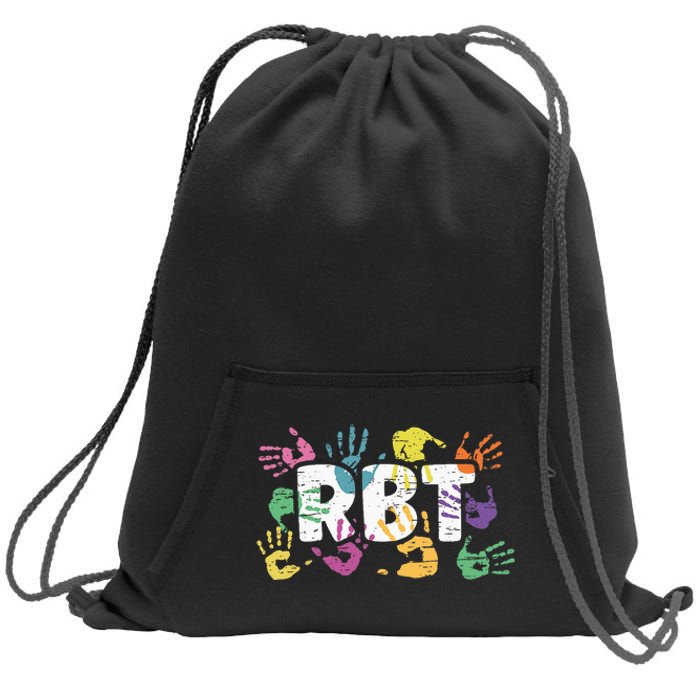 Mental Illness Awareness Registered Behavior Technician RBT Sweatshirt Cinch Pack Bag