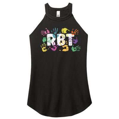 Mental Illness Awareness Registered Behavior Technician RBT Women’s Perfect Tri Rocker Tank