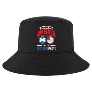 Made In America With Scottish Parts Scotland Pride Gift Cool Comfort Performance Bucket Hat