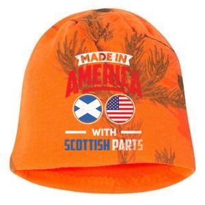 Made In America With Scottish Parts Scotland Pride Gift Kati - Camo Knit Beanie