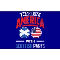 Made In America With Scottish Parts Scotland Pride Gift Bumper Sticker