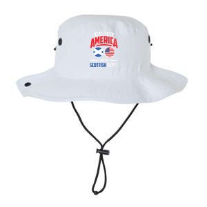 Made In America With Scottish Parts Scotland Pride Gift Legacy Cool Fit Booney Bucket Hat