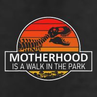 Motherhood Is A Walk In The Park 7 Panel Mesh Trucker Snapback Hat