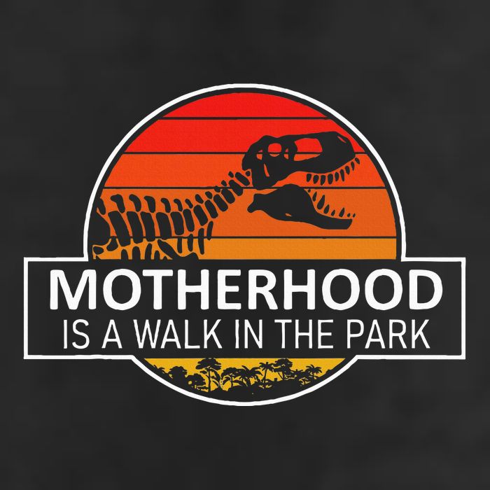 Motherhood Is A Walk In The Park 7 Panel Mesh Trucker Snapback Hat