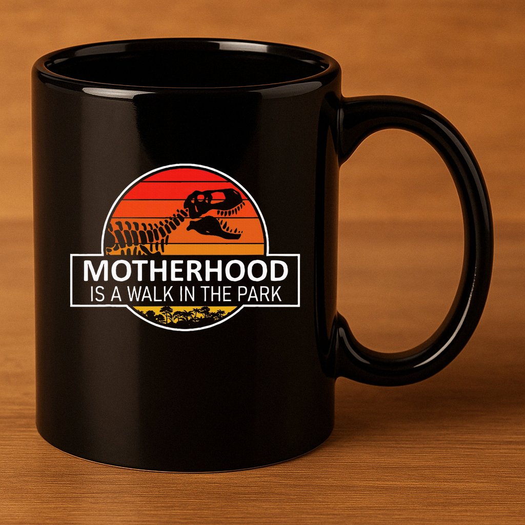 Motherhood Is A Walk In The Park 11oz C Handle Ceramic Mug