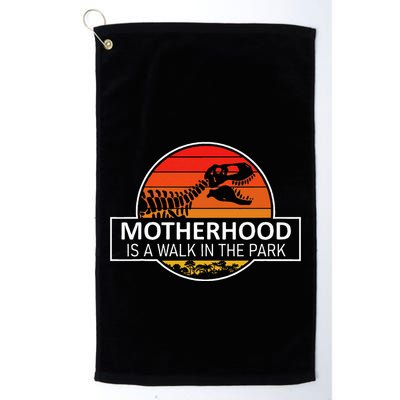 Motherhood Is A Walk In The Park Golf Towel