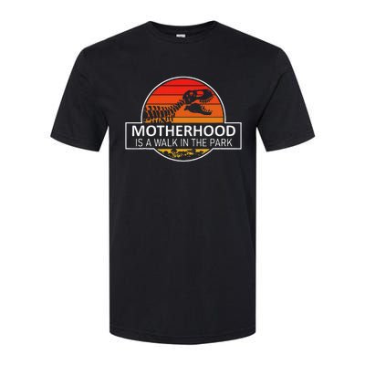 Motherhood Is A Walk In The Park Softstyle CVC T-Shirt