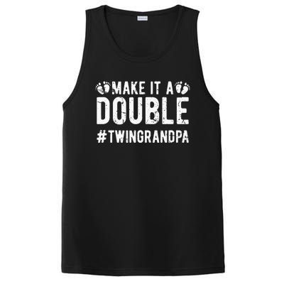 Make It A Double Twin Grandpa Of Twins Twin Grandfather PosiCharge Competitor Tank