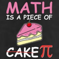 Math Is A Piece Of Cake Pi Geeky Math Nerdy Funny Pi Day Gift 7 Panel Mesh Trucker Snapback Hat
