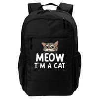 Meow I'm A Cat Funny Halloween Costume Spooky Pet Lover Daily Commute Backpack