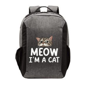 Meow I'm A Cat Funny Halloween Costume Spooky Pet Lover Vector Backpack