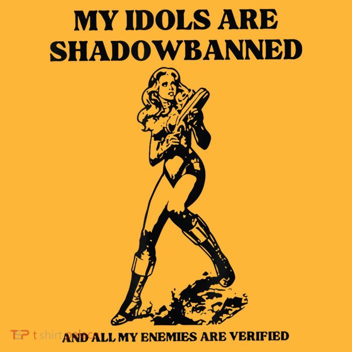 My Idols Are Shadowbanned And All My Enemies Are Verified Pom Pom 12in Knit Beanie