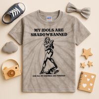 My Idols Are Shadowbanned And All My Enemies Are Verified Kids Tie-Dye T-Shirt