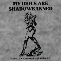 My Idols Are Shadowbanned And All My Enemies Are Verified Toddler Sweatshirt