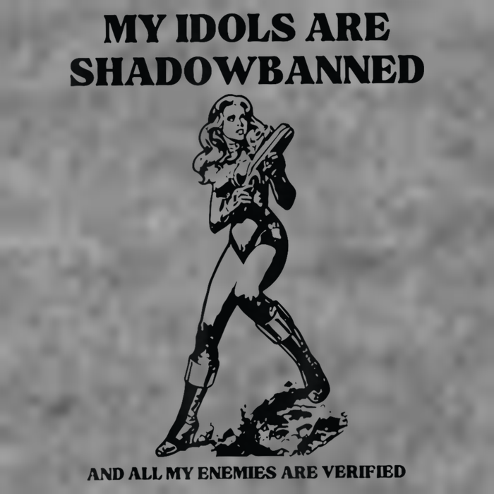 My Idols Are Shadowbanned And All My Enemies Are Verified Tall Hoodie