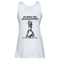 My Idols Are Shadowbanned And All My Enemies Are Verified Ladies Essential Flowy Tank