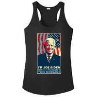 Meme I Am Joe Biden And I Forgot This Message Gift Ladies PosiCharge Competitor Racerback Tank