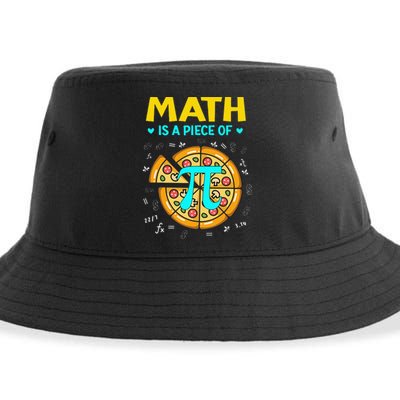 Math Is A Piece Of Pizza Bitcoin Start Pi Day 3.14 Sustainable Bucket Hat