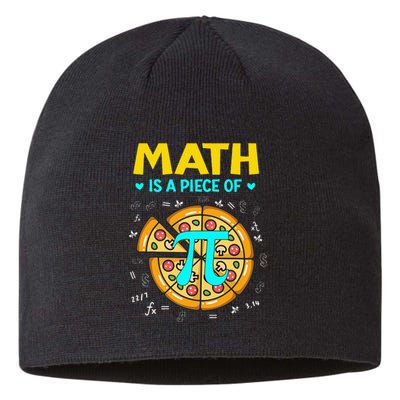 Math Is A Piece Of Pizza Bitcoin Start Pi Day 3.14 Sustainable Beanie