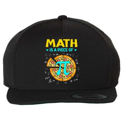 Math Is A Piece Of Pizza Bitcoin Start Pi Day 3.14 Wool Snapback Cap