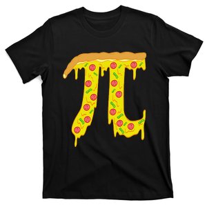 Math Is A Piece Of Pizza Bitcoin Start Pi Day 3.14 T-Shirt