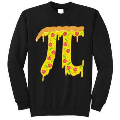 Math Is A Piece Of Pizza Bitcoin Start Pi Day 3.14 Tall Sweatshirt