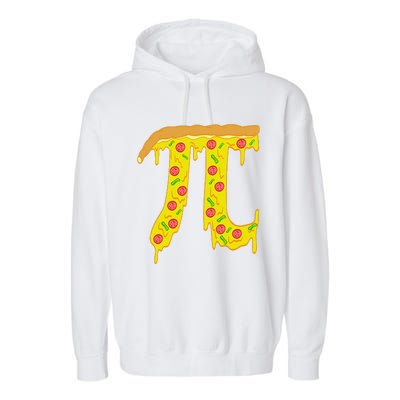 Math Is A Piece Of Pizza Bitcoin Start Pi Day 3.14 Garment-Dyed Fleece Hoodie