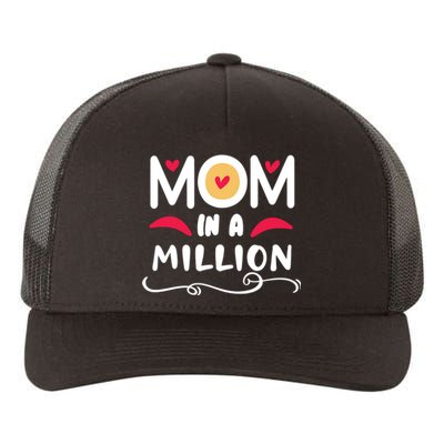 Mom In A Million Yupoong Adult 5-Panel Trucker Hat