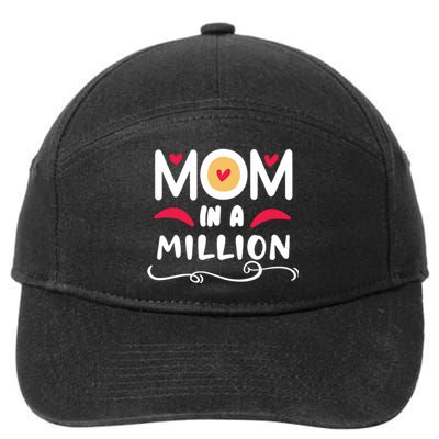 Mom In A Million 7-Panel Snapback Hat