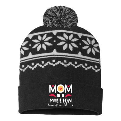 Mom In A Million USA-Made Snowflake Beanie