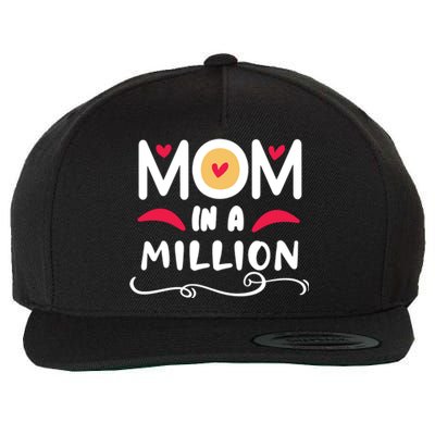 Mom In A Million Wool Snapback Cap