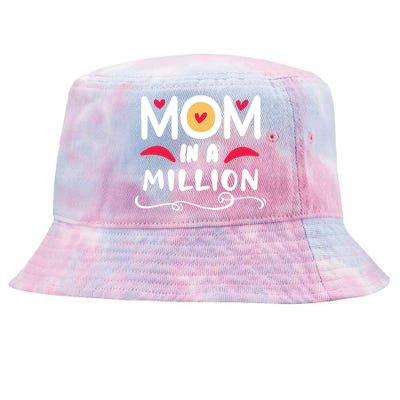 Mom In A Million Tie-Dyed Bucket Hat