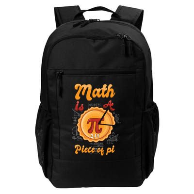 Math Is A Piece Of Pi Symbol Pie Math Day Love Happy Pi Day Funny Gift Daily Commute Backpack