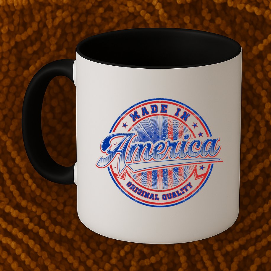 Made In America USA Flag Original Quality Mug
