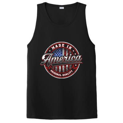 Made In America USA Flag Original Quality PosiCharge Competitor Tank