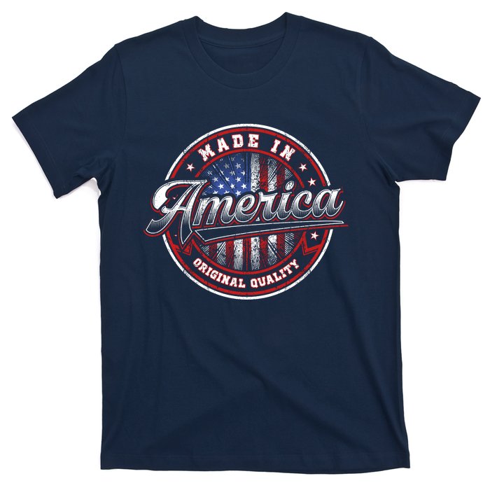 Made In America USA Flag Original Quality T-Shirt