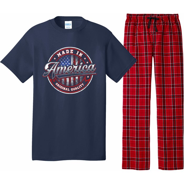 Made In America USA Flag Original Quality Pajama Set