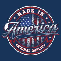 Made In America USA Flag Original Quality Flat Bill Trucker Hat