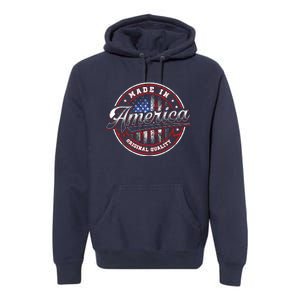 Made In America USA Flag Original Quality Premium Hoodie