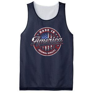 Made In America USA Flag Original Quality Mesh Reversible Basketball Jersey Tank