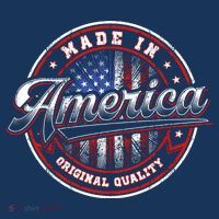 Made In America USA Flag Original Quality Premium T-Shirt