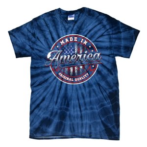 Made In America USA Flag Original Quality Tie-Dye T-Shirt