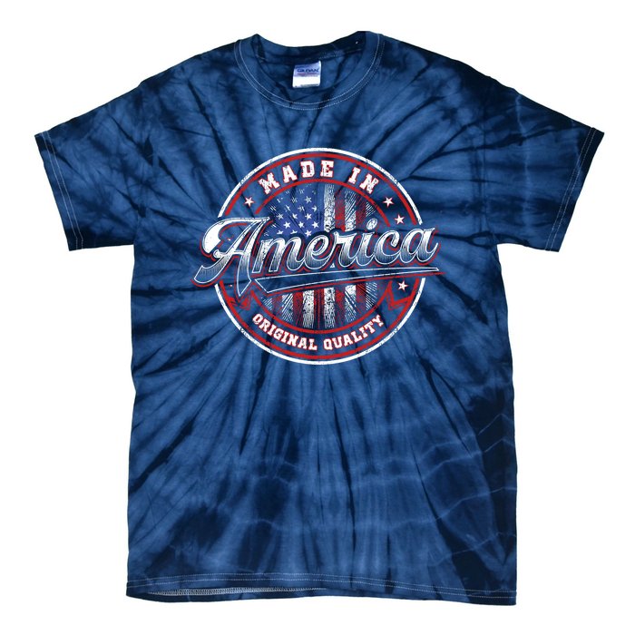 Made In America USA Flag Original Quality Tie-Dye T-Shirt