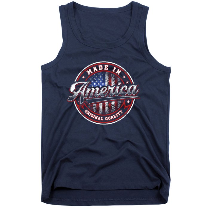 Made In America USA Flag Original Quality Tank Top