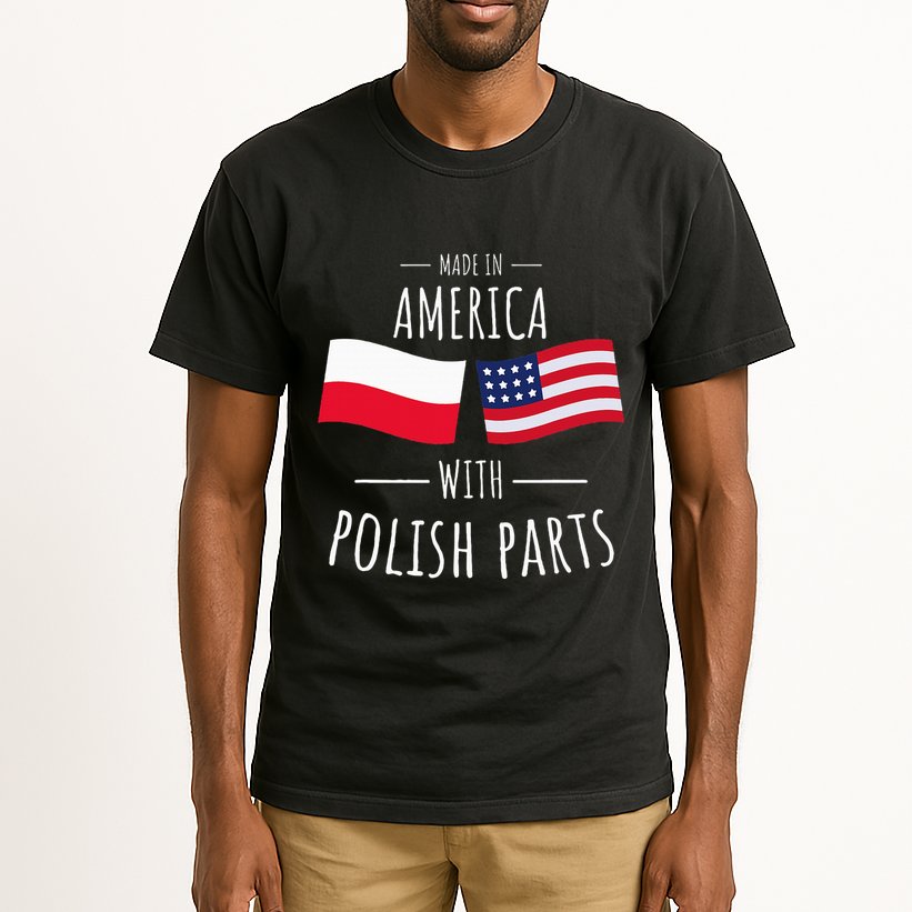 Made In America With Polish Parts Polish American Tall T-Shirt