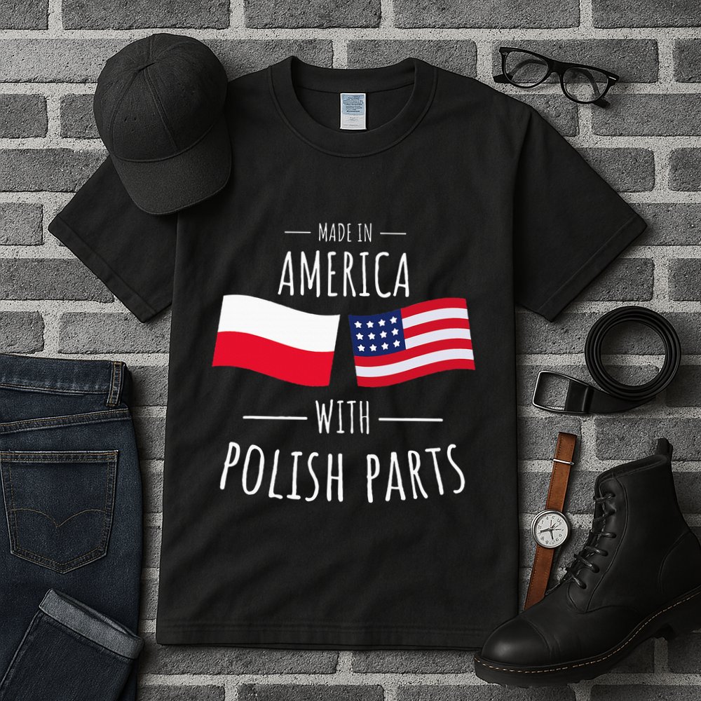 Made In America With Polish Parts Polish American Tall T-Shirt