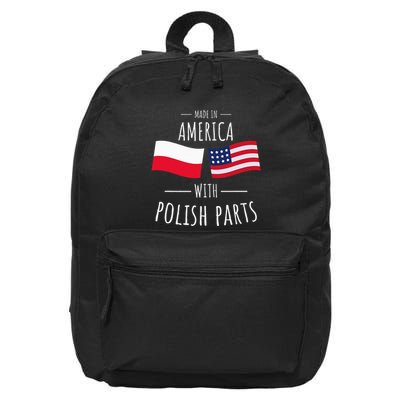 Made In America With Polish Parts Polish American 16 in Basic Backpack