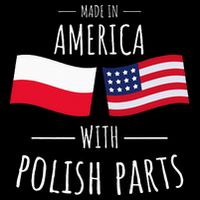 Made In America With Polish Parts Polish American Womens T-Shirt