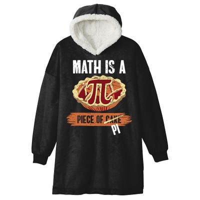 Math Is A Piece Of Pi Meaningful Gift Pi Day Meaningful Gift Hooded Wearable Blanket